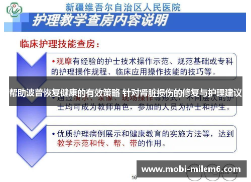 帮助波普恢复健康的有效策略 针对肾脏损伤的修复与护理建议
