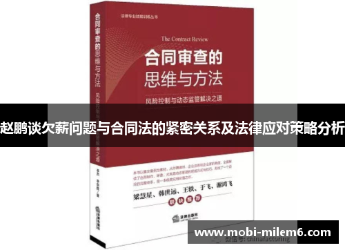 赵鹏谈欠薪问题与合同法的紧密关系及法律应对策略分析 赵鹏谈欠薪问题与合同法的紧密关系及法律应对策略分析