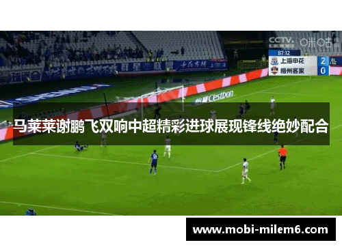 马莱莱谢鹏飞双响中超精彩进球展现锋线绝妙配合